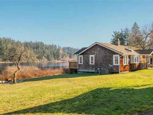 House for Sale in Nanaimo with Lakeside Views and Private Dock