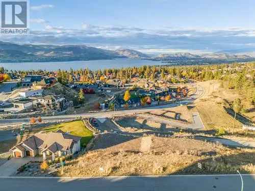 Luxury Lake View Lot Upper Mission Kelowna