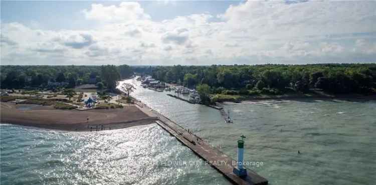 Grand Bend Riverfront Lakeview Building Lot with Boat Dock
