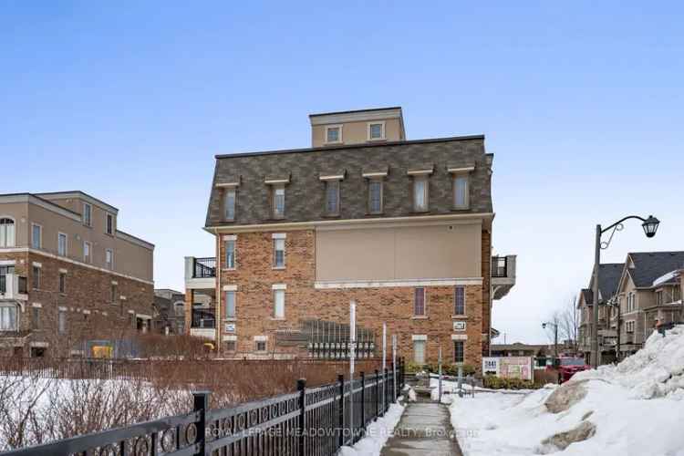 Buy Bright End Unit Stacked Townhome in Oakville with Rooftop Terrace