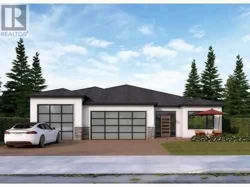 Vacant Land For Sale West Kelowna Estates Walkout Rancher Lot