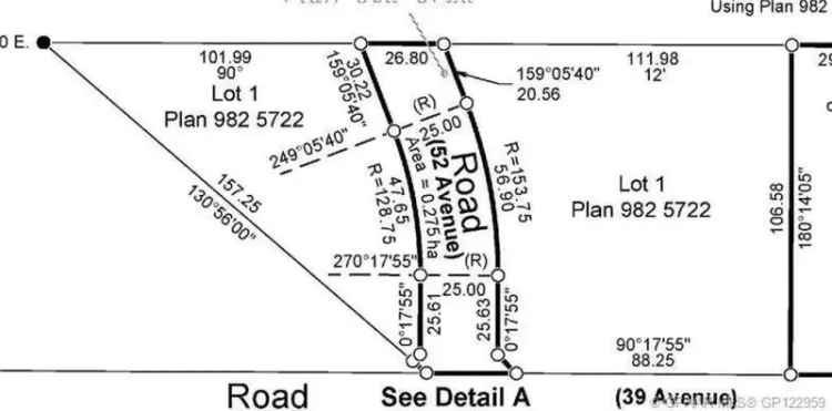 4+ Acres Commercial Land in Valleyview Highway 43