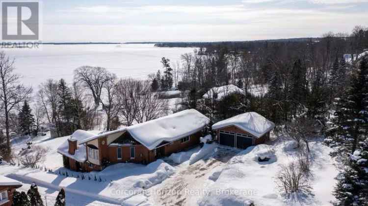 Lake Couchiching Luxury Home 4 Beds 4 Baths 1.1 Acres Sandy Beach