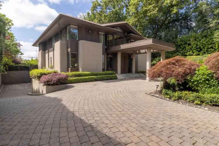 Shaughnessy House for Sale Arthur Erickson Design Family Home