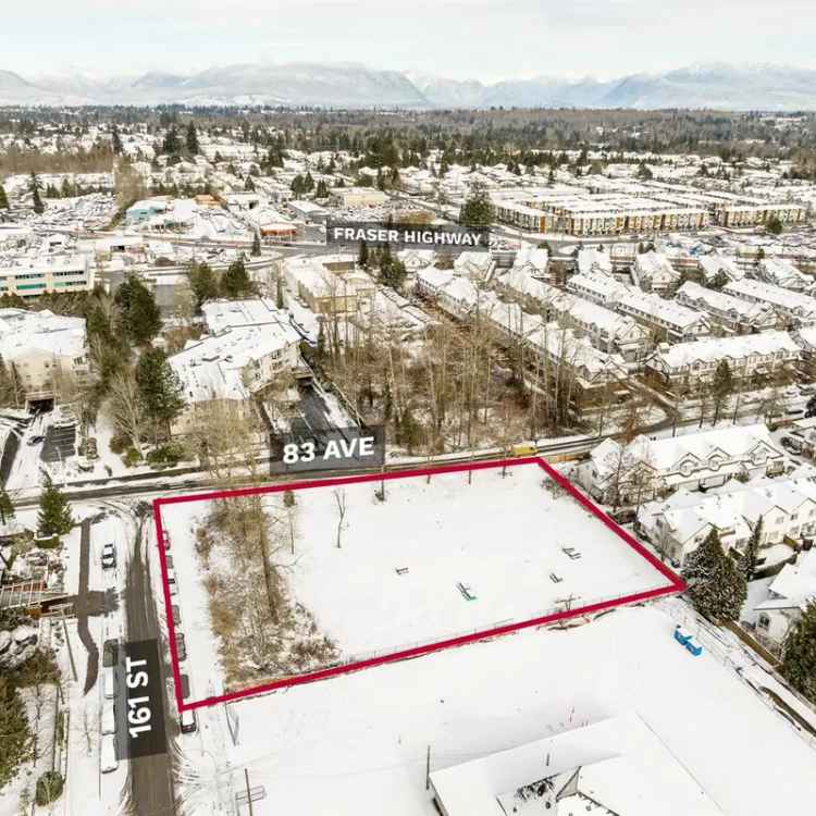 Commercial Land for Sale Near Fleetwood SkyTrain Station