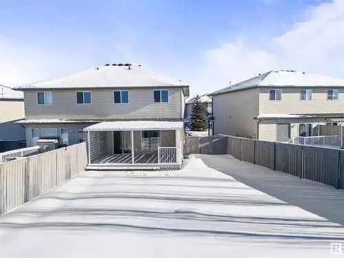 Half Duplex for Sale in Silver Berry Edmonton with Attached Garage