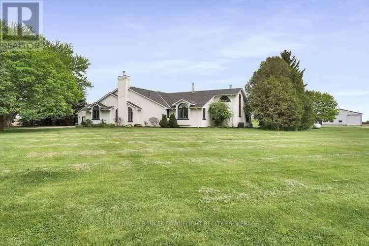 15099 Sixteen Mile Road Modern Farm Living with Workshop