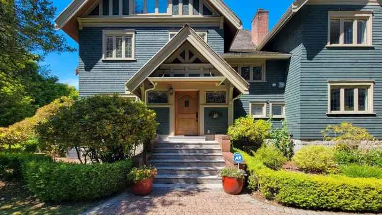 Shaughnessy House for Sale: 2018 Rebuilt Home with Water Views