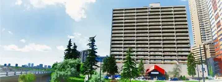 Rent Executive Condominium in Downtown Edmonton with River Valley Views