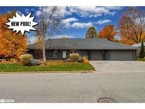 Modern Bungalow with Inground Pool in Barrie