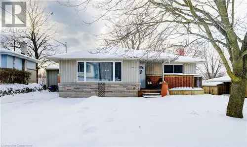 For Sale Updated Bungalow in Cambridge Ontario with Stunning Features