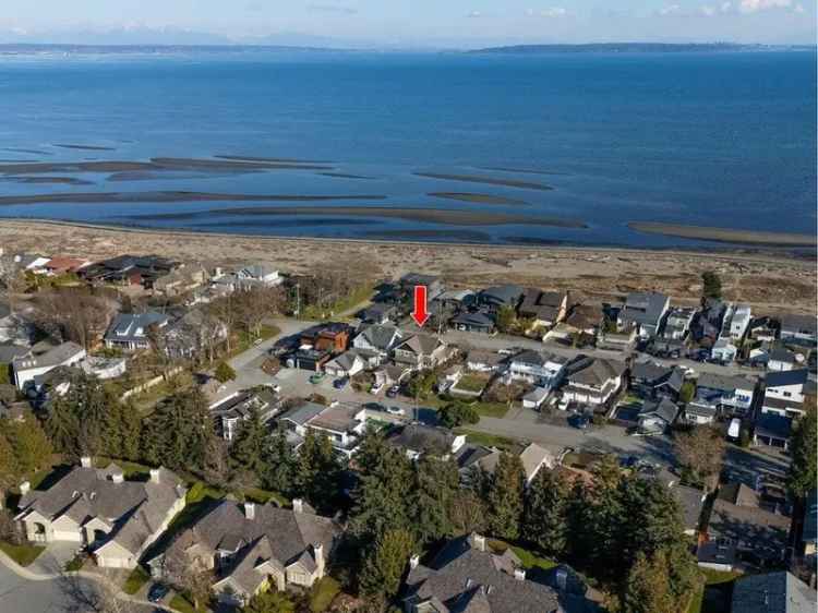 Semi Waterfront Custom Home Boundary Bay Ocean Views