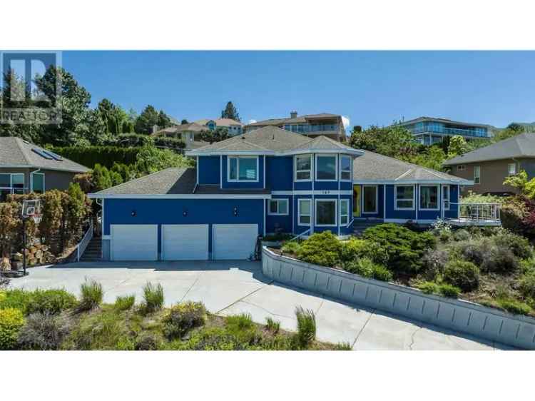 5-Bedroom Okanagan Lake View Home with Pool and Resort Backyard