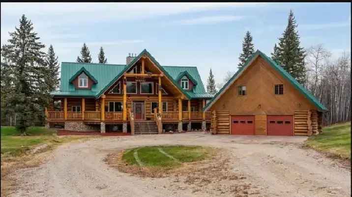 GORGEOUS custom log home on 160 acres.. City of Cold Lake AB