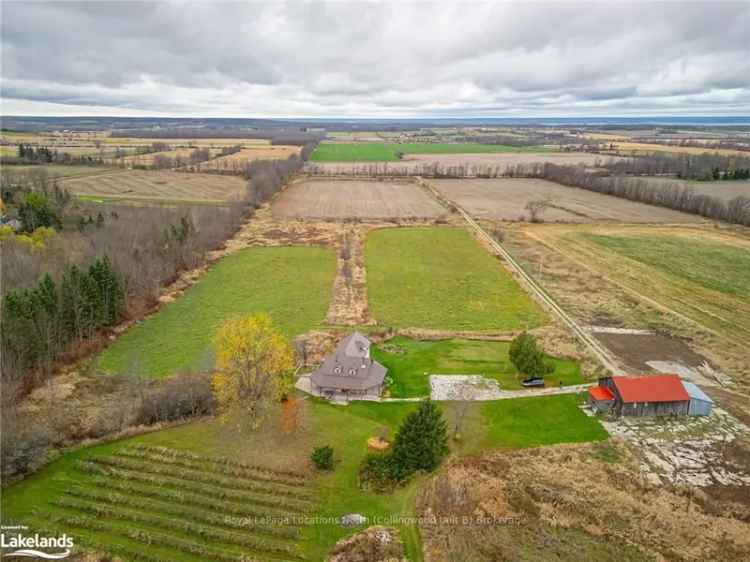 Buy log home in Meaford with stunning views and modern comforts