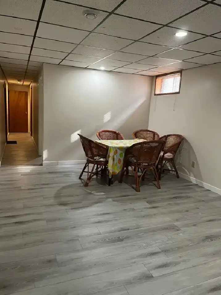 2 bedroom basement