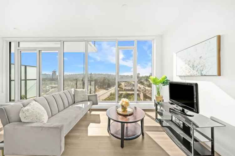 Maillardville 2-Bed 1-Bath Concrete High-Rise Condo with Amenities