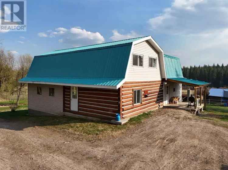 102 Acre Country Retreat Near Downtown 4 Bedroom Log Home