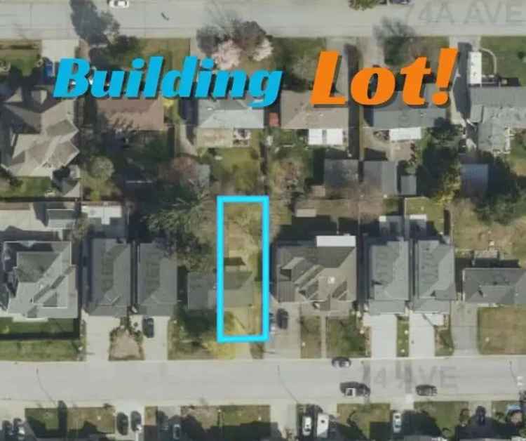 North Delta Building Lot - Family Home with Legal Suite