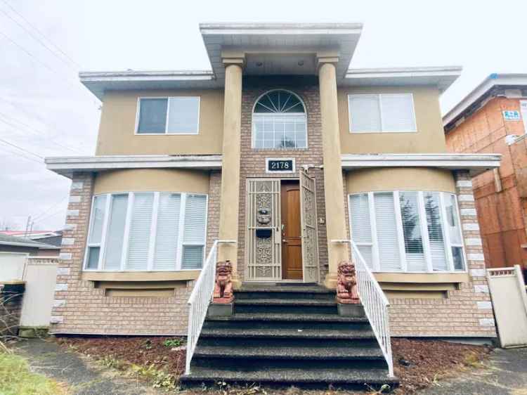 Vancouver East House for Sale Killarney 3-Storey Home with Redevelopment Potential