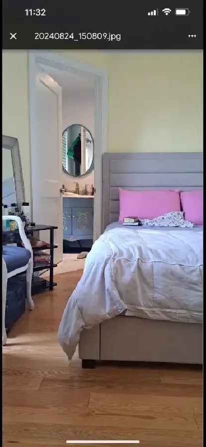 Pretty master bedroom /private bathroom rent