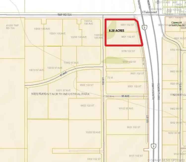 Land For Rent in Hamlet of Clairmont, Alberta