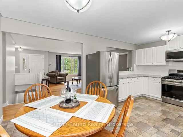 Updated 3-Bed Home on .655-Acre Lot near Owen Sound