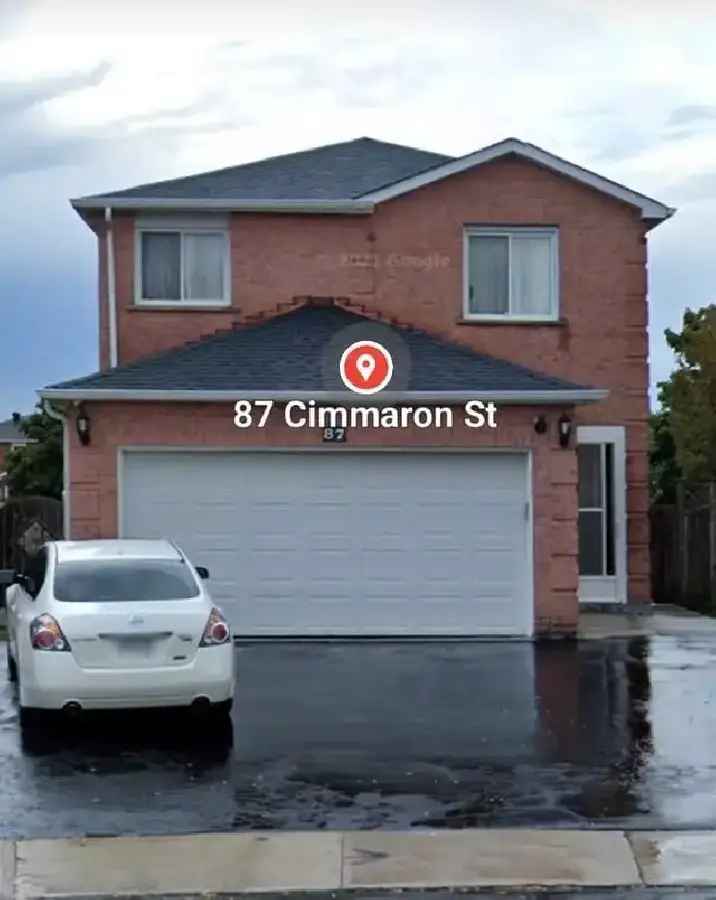 Rent Fully Furnished 4 Bedroom House in Markham with Garage Parking