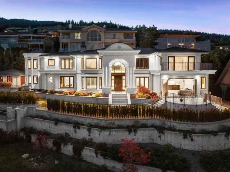 Versace Residence Whitby Estates West Vancouver Ocean View Luxury Home