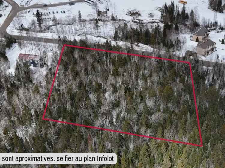 Large Lot for Sale near Val Saint Come Ski Resort