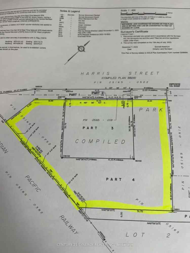 Large Residential Lot Zoned for 6 Semi-Detached Homes Development Opportunity