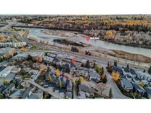 Townhouse For Sale In West Hillhurst Calgary With Rooftop Terrace