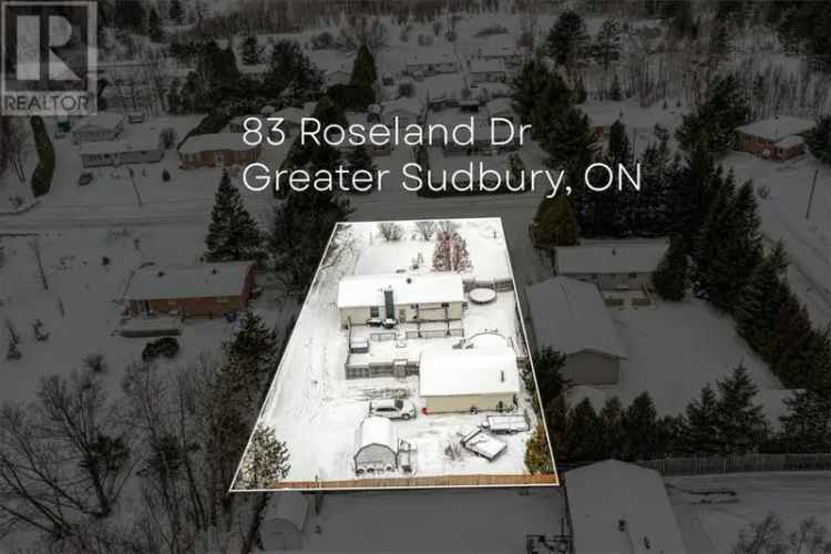 House For Sale in 83, Roseland Drive, Greater Sudbury, Ontario