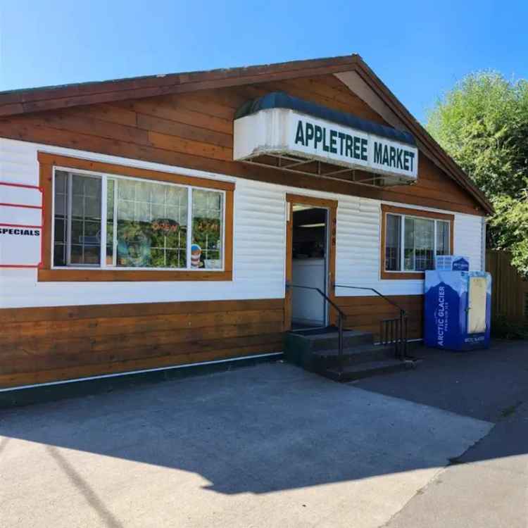 Buy convenience store business with residential home in Courtenay