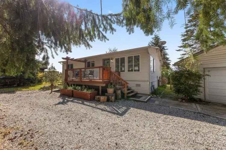 2 Bedroom Home with Detached Garage and Suite in Wilson Creek