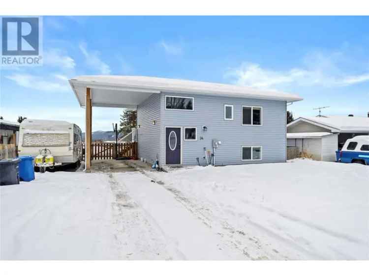 Logan Lake Modern Home with Panoramic Views and Workshop Potential