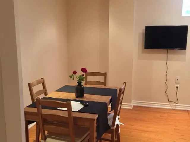 Spacious Furnished Basement Apartment near Square One