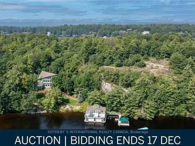 Luxury Muskoka Lakehouse Estate Auction 9BR 7BA