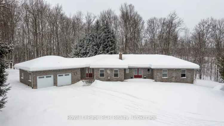 Buy Brick Bungalow with Heated Shop in Shallow Lake on 9 Acres