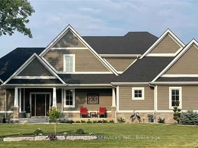 Custom Built 1 1/2 Story Home on Belle River