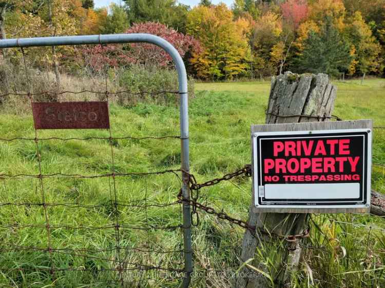 Vacant Land for Sale With Open Fields and Trees Near Loughborough Lake