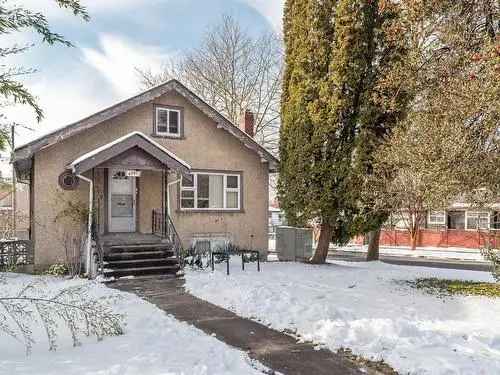 Buy house in Victoria Vancouver with development potential and mountain views