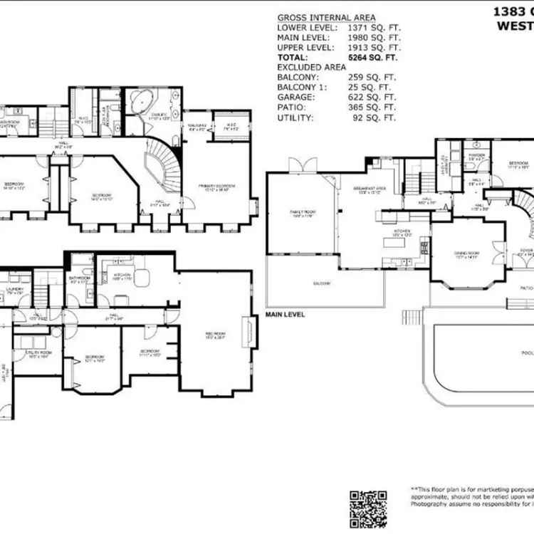 Chartwell Family Home 8000 Sq Ft Updated Living Space Pool Multiplex Zoning