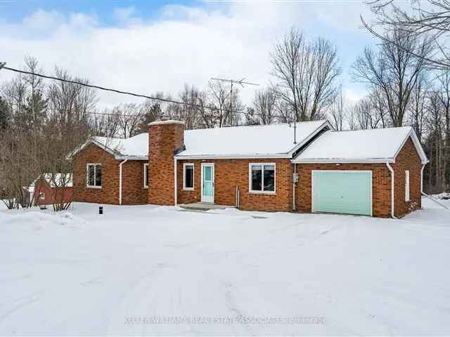 10+ Acres Bungalow near Milton 31 Bedrooms Updated Kitchen Detached Garage