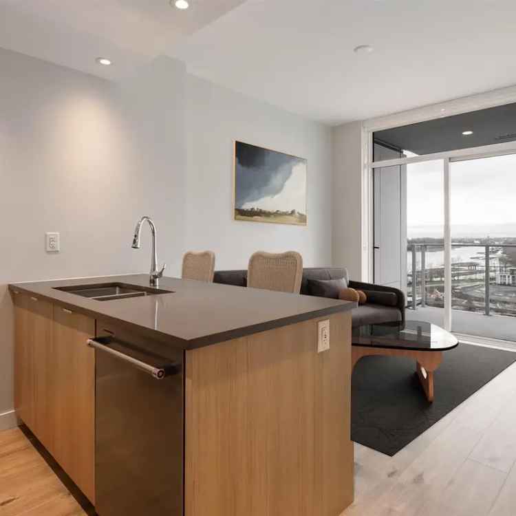 River District 1 Bed + Den Condo with Unobstructed River Views