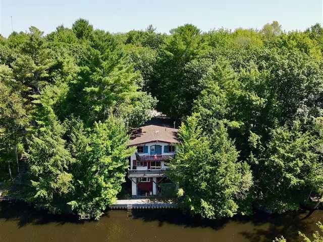 Black River Chalet: Private Riverfront Retreat with Sauna