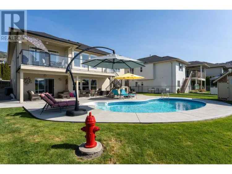 Spacious Okanagan Home with Pool and Mountain Views