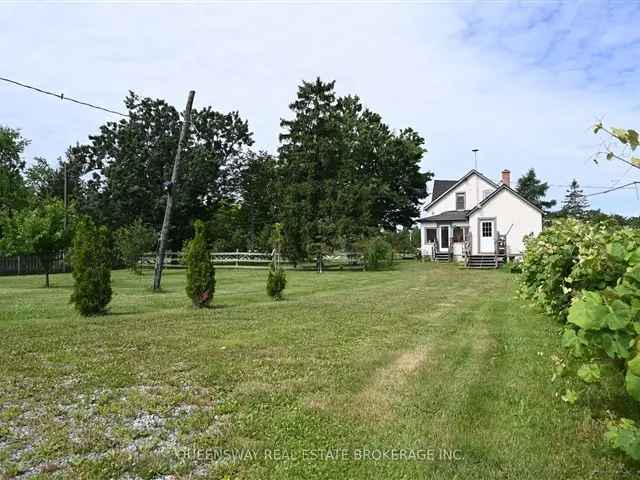 50 Acres Prime Land in Niagara with 4-Bedroom Home Investment Opportunity