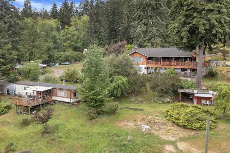 Sooke Family Estate 4.58 Acres Multi Generational Living