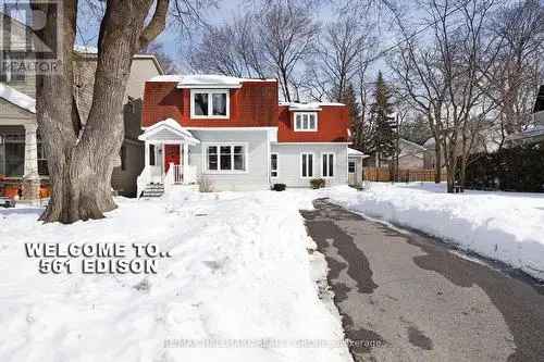 For Sale Family Home in Westboro, Ottawa with Spacious Yard and Loft Area